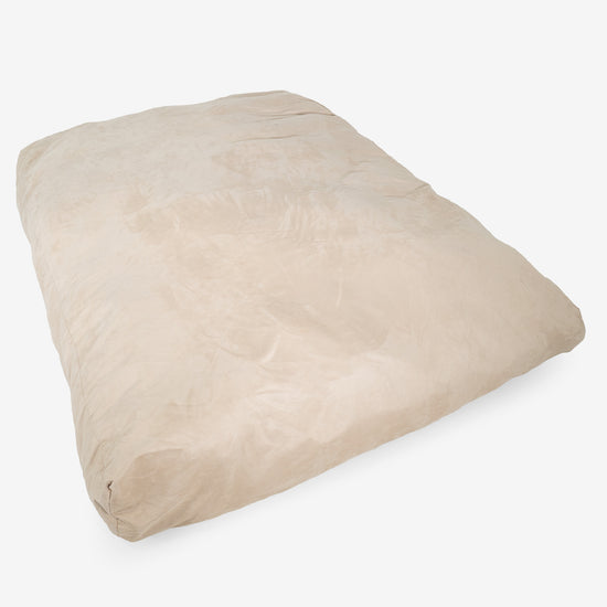 Das Sitzsackbett - Cord Graphitgrau 02