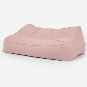 Das Slouchy Sitzsack Sofa - Bouclé Pink