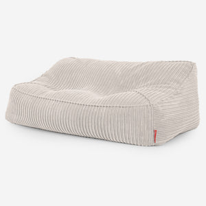 Das Slouchy Sitzsack Sofa - Cord Elfenbein