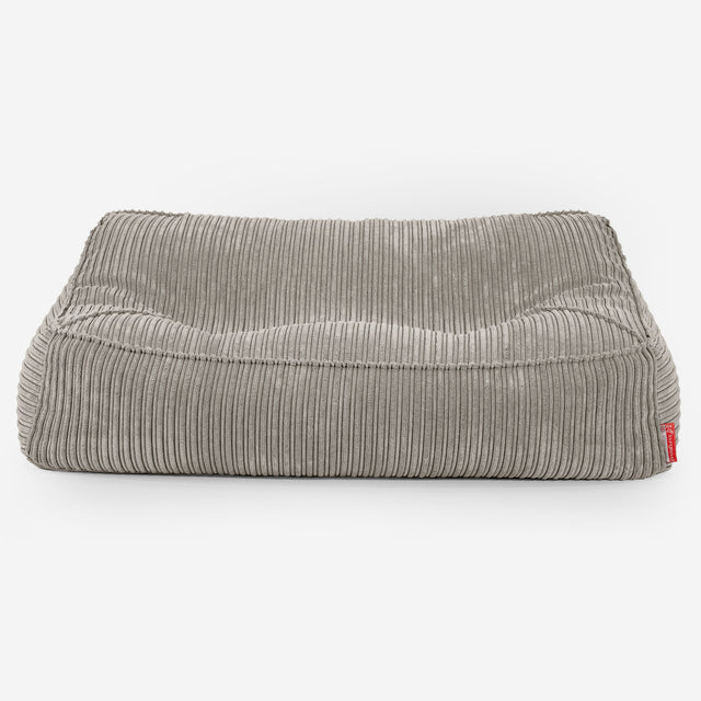 Das Slouchy Sitzsack Sofa - Cord Nerzfarben 01