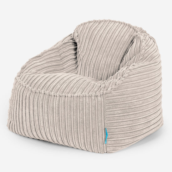 Der Slouchy Kinder Sitzsack 2-6 Jahre - Cord Elfenbein_01