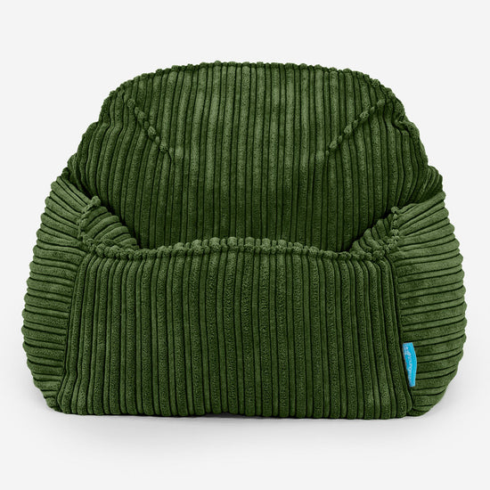 Der Slouchy Kinder Sitzsack 2-6 Jahre - Cord Nadelwaldgrün_02