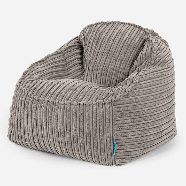 Der Slouchy Kinder Sitzsack 2-6 Jahre - Cord Nerzfarben_01