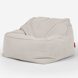 Der Slouchy Sitzsack Sessel - Bouclé Elfenbein