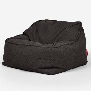 Der Slouchy Sitzsack Sessel - Bouclé Graphitgrau