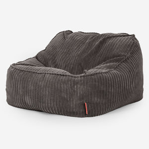 Der Slouchy Sitzsack Sessel - Cord Graphitgrau
