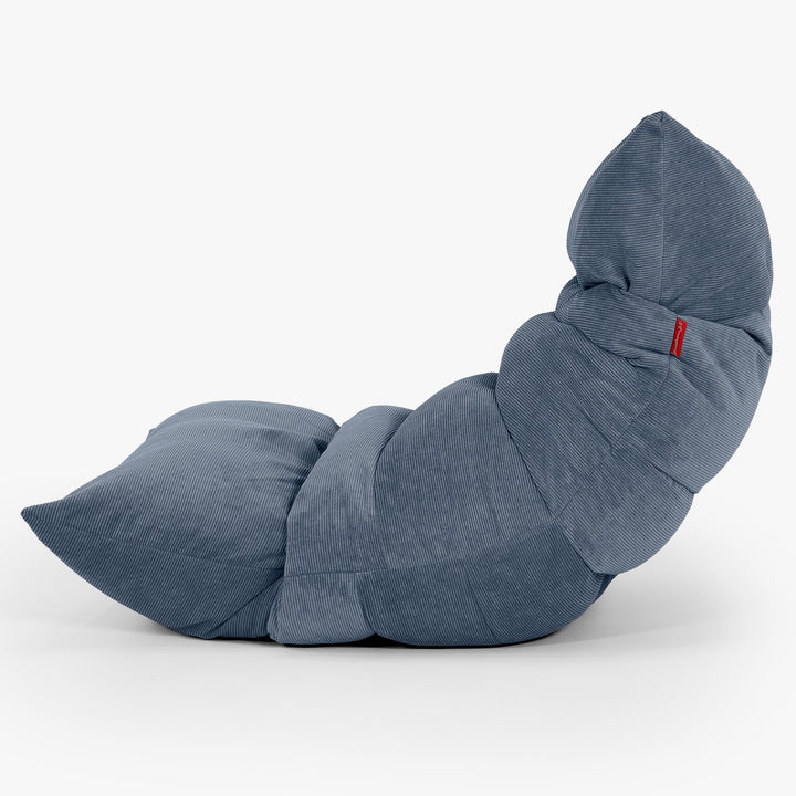 Eva Lounge Sitzsack - Feincord Marineblau 02