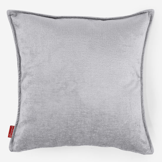 Extra Große Dekokissen / Sofa Kissenbezug 70 x 70cm - Chenille Grau 01