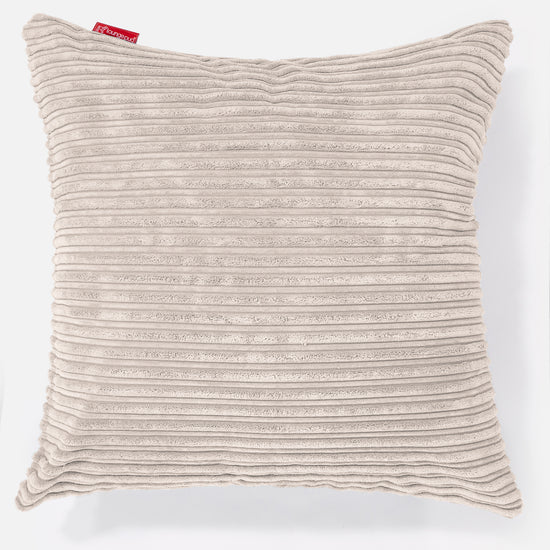 Extra Große Kissen 70 x 70cm - Cord Creme 01