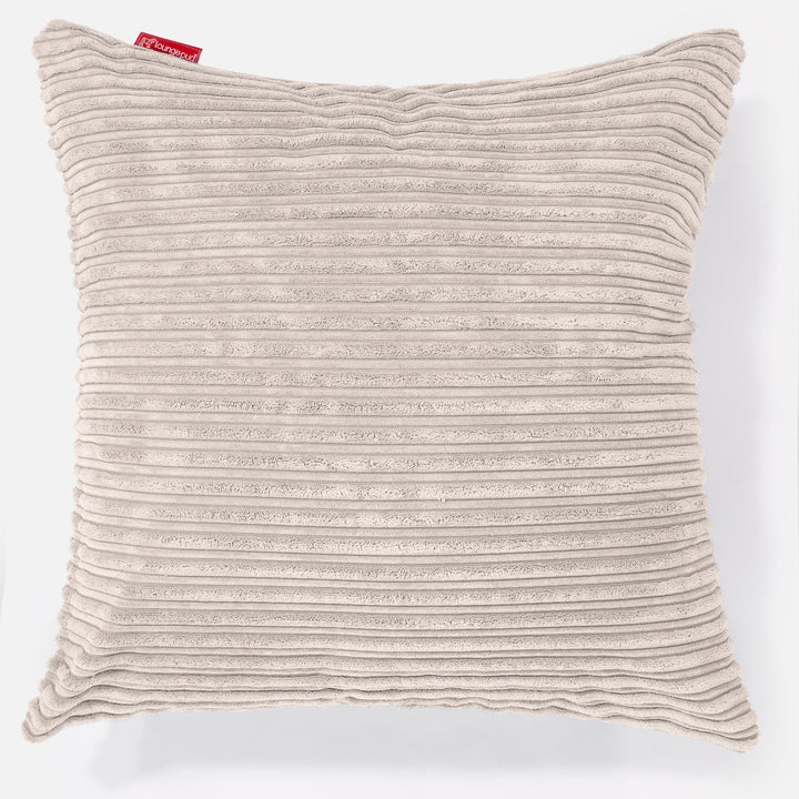 Extra Große Kissen 70 x 70cm - Cord Creme 01
