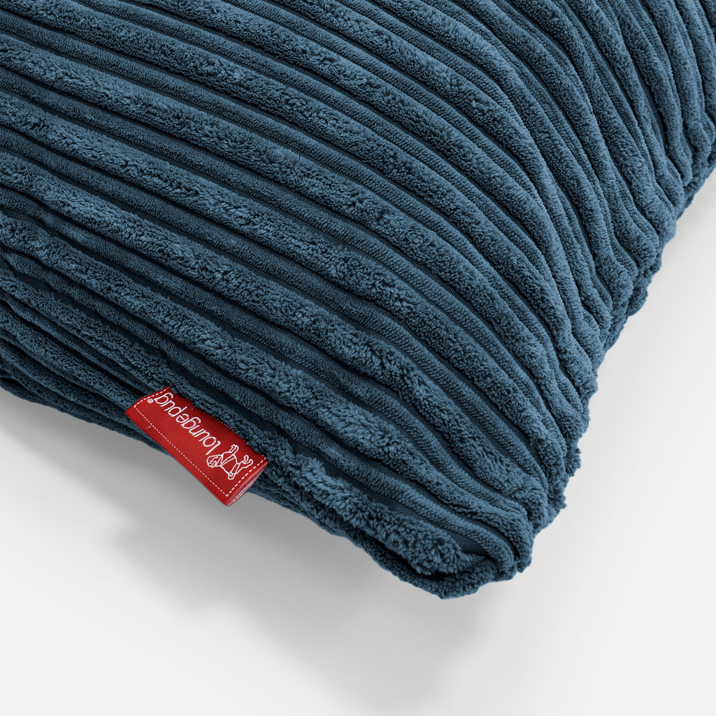 Extra Große Kissen 70 x 70cm - Cord Marineblau 04