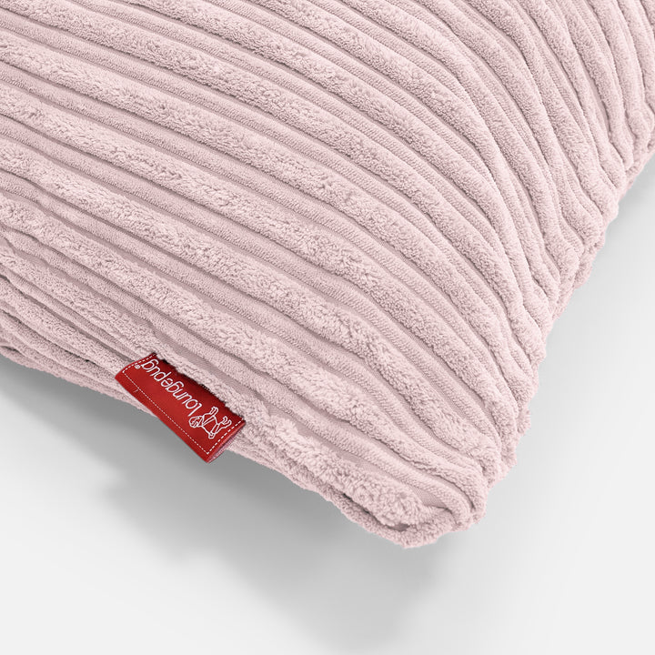Extra Große Kissen 70 x 70cm - Cord Rosa 03