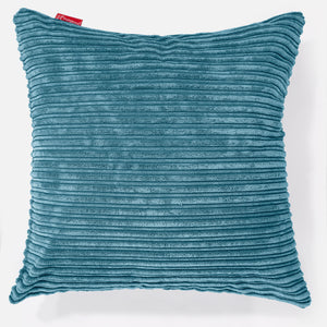 Extra Große Dekokissen / Sofa Kissenbezug 70 x 70cm - Cord Türkis