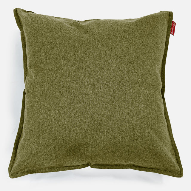 Extra Große Kissen 70 x 70cm - Interalli Wolle Hellgrün 01