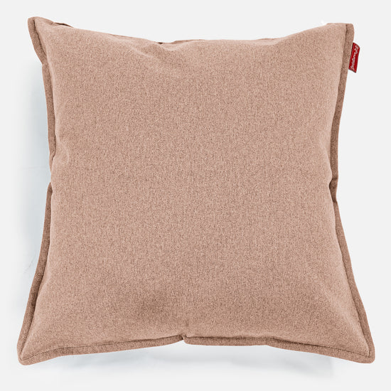 Extra Große Kissen 70 x 70cm - Interalli Wolle Sand 01