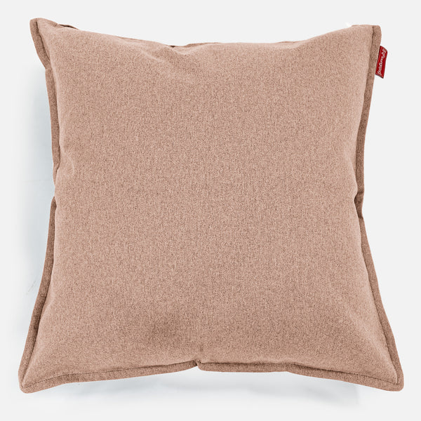 Extra Große Kissen 70 x 70cm - Interalli Wolle Sand 01