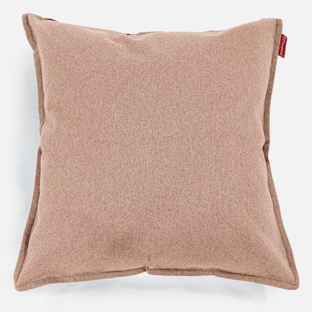 Extra Große Kissen 70 x 70cm - Interalli Wolle Sand 01