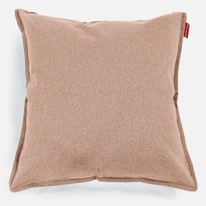 Extra Große Kissen 70 x 70cm - Interalli Wolle Sand 01