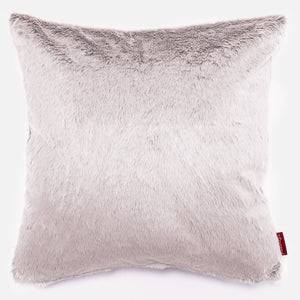 Extra Große Dekokissen / Sofa Kissenbezug 70 x 70cm - Kaninchen Kunstfell Pastellrosa