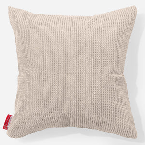 Extra Große Dekokissen / Sofa Kissenbezug 70 x 70cm - Pom-Pom Creme