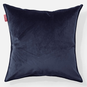 Extra Große Dekokissen / Sofa Kissenbezug 70 x 70cm - Samt Marineblau