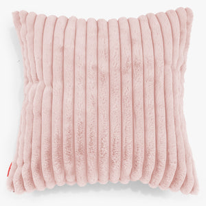 Extra Große Dekokissen / Sofa Kissenbezug 70 x 70cm - Ultra Plüsch Cord Pastellrosa