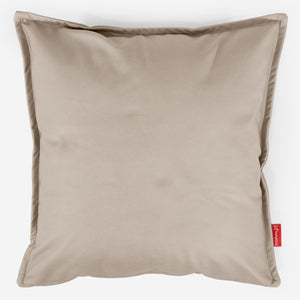 Extra Große Dekokissen / Sofa Kissenbezug 70 x 70cm - Veganes Leder Elfenbein