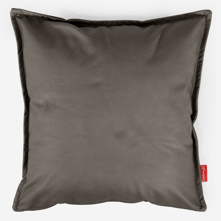 Extra Große Dekokissen / Sofa Kissenbezug 70 x 70cm - Veganes Leder Grau 01