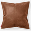 Extra Große Kissen 70 x 70cm - Vintage Leder Karamell 01