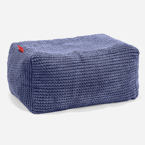Kleiner Fußhocker - Pom-Pom Lila
