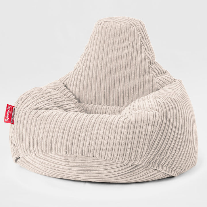 Tropfen Sitzsack - Cord Creme 01