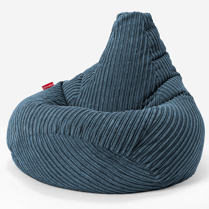 Gaming Sitzsack Sessel - Cord Marineblau 02