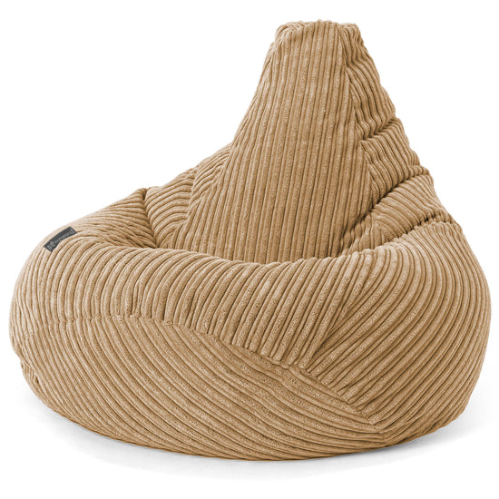 Gaming Sitzsack Sessel - Cord Sand 02