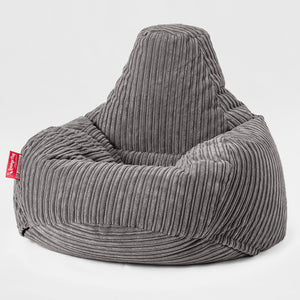 Tropfen Sitzsack - Cord Graphitgrau