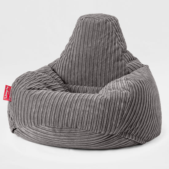 Tropfen Sitzsack - Cord Schiefergrau 01