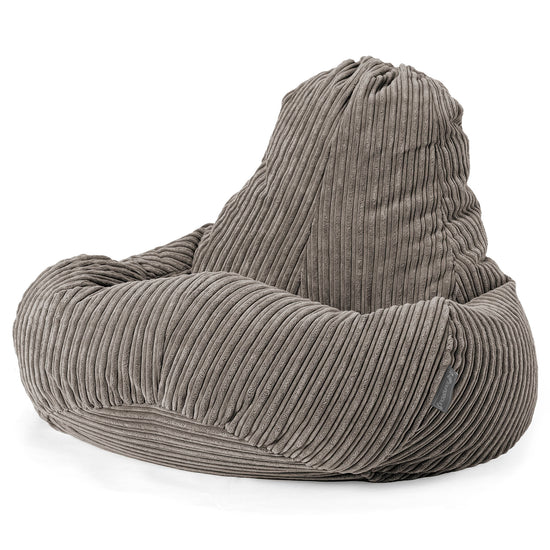 Ultra Lux Gaming Sitzsack -  Cord Schiefergrau 01
