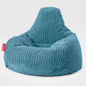 Tropfen Sitzsack - Cord Türkis