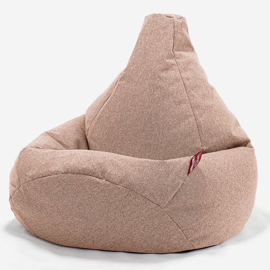 Gaming Sitzsack Sessel - Interalli Wolle Sand 02