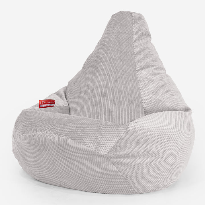 Gaming Sitzsack Sessel - Nadelstreifencord Stein 02