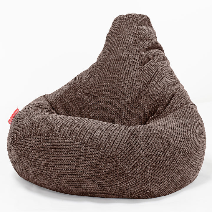 Gaming Sitzsack Sessel - Pom-Pom Schoko 02