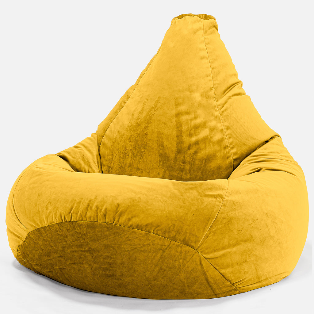 Gaming Sitzsack Sessel - Samt Gold 02