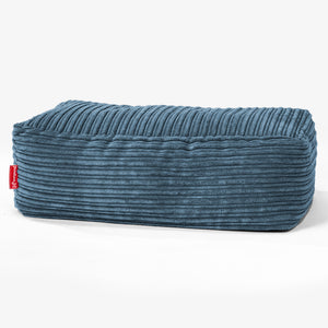 Groß Fußhocker - Cord Marineblau