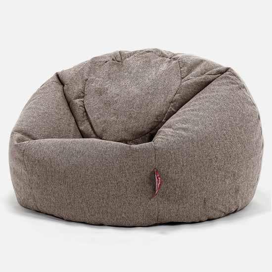 Klassischer Sitzsack Sessel - Interalli Wolle Biscuit 01