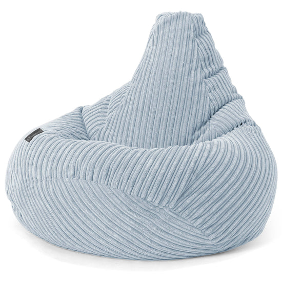 Kinder Gaming Sitzsack 6-14 Jahre - Cord Baby Blau 03