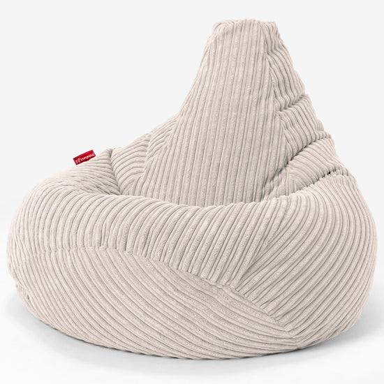 Kinder Gaming Sitzsack 6-14 Jahre - Cord Creme 02