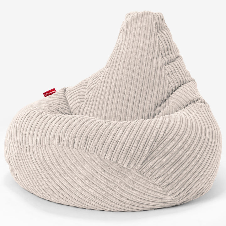Kinder Gaming Sitzsack 6-14 Jahre - Cord Creme 02