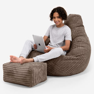 Kinder Gaming Sitzsack 6-14 Jahre - Cord Mocca