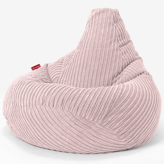 Kinder Gaming Sitzsack 6-14 Jahre - Cord Rosa 02