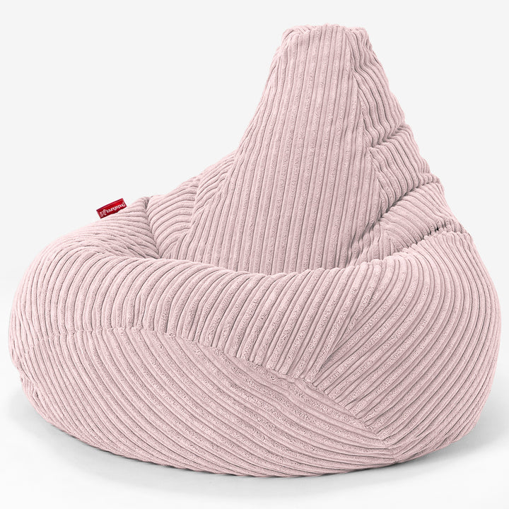 Kinder Gaming Sitzsack 6-14 Jahre - Cord Rosa 02