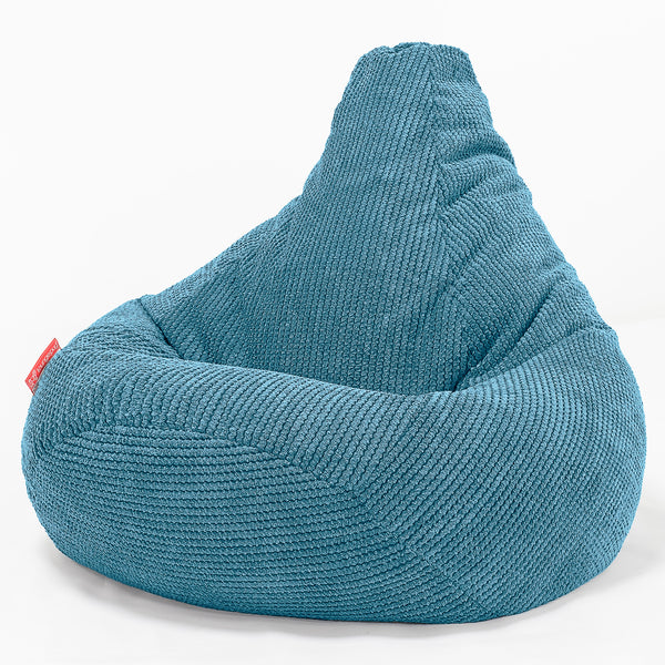 Kinder Gaming Sitzsack 6-14 Jahre - Pom-Pom Türkis 01